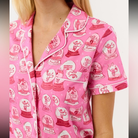 NWT Roller Rabbit City Snowglobes Polo Pajama Set - Picture 2 of 4